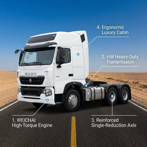 Tête de tracteur neuve 6x4, économique <span class=keywords><strong>et</strong></span> <span class=keywords><strong>efficace</strong></span>, pour le transport sur de courtes distances - Product Image 3