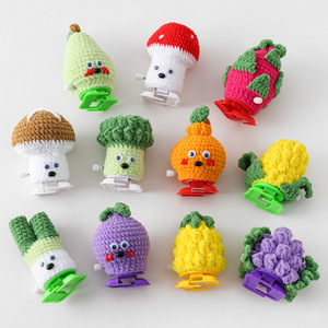Jouet coulissant en laine tricotée au crochet, figurines de fruits et légumes artificiels Kawaii Positive, pour les 14 ans et plus, pour Noël - Product Image 1