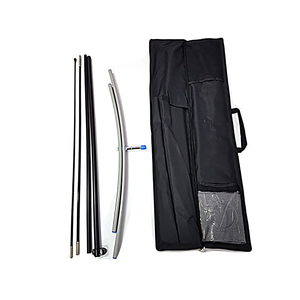 Tùy Chỉnh Kinh Doanh Quảng Cáo Ngoài Trời Bay Gió Đôi Bên In Ấn Lông Cờ Biểu Ngữ Đứng Giọt Giọt Lá Cờ Bãi Biển Cờ - Product Image 4