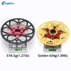 Pignon de vélo de montagne SWTXO argent/or, <span class=keywords><strong>12</strong></span> <span class=keywords><strong>vitesses</strong></span>, 11-50T, <span class=keywords><strong>cassette</strong></span> de vélo de montagne pour <span class=keywords><strong>Shimano</strong></span> SRAM - Product Image 4