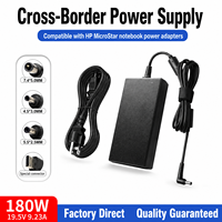 Chargeur pour ordinateur portable 180W compatible avec l'adaptateur secteur Hasee 19,5V 9,23A (connecteur 4,5 x 3,0 mm)