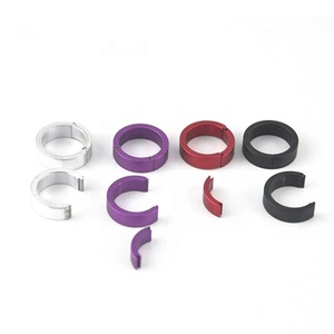 Violet Kleur. Kanarie Ring Duif Clip Ring 8 Mm Custom Metalen Open Vogel Ringen - Product Image 1