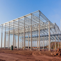 Kit de construction préfabriqué pour atelier, entrepôt et garage en structure légère en acier