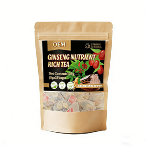 Té Desintoxicante de Ginseng Chino para la Salud de Hombres y Mujeres, Sin Azúcar, con Sabor Floral, en Ladrillo de 125g, en Caja y en Bolsas - Product Image 2