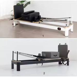 Reformer <span class=keywords><strong>Pilates</strong></span> in Alluminio Bianco Resistente per Fitness Domestico e Commerciale - Product Image 6