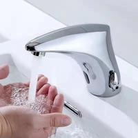 Robinet à capteur intégré personnalisé pour chambre à coucher Réglage sans effort de la température Économie d'eau chaud et froid en cuivre durable