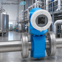 Proline Promag P 10 5PBB Electromagnetic Flowmeter PFA PTFE Lined Chemical Process Liquid Mag Flow Meter