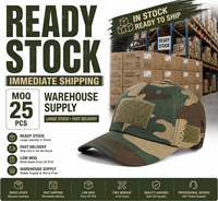 Gorra de Béisbol de Camuflaje Personalizada, 6 Paneles, Malla Ripstop, Perforada con Láser, Transpirable, para las Cuatro Estaciones, con Parche de Gancho y Bucle Ajustable