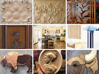 Défonceuse à bois CNC à têtes multiples Dispositif de sculpture sur bois de grande capacité