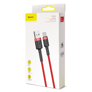 Baseus Câble USB Type C pour <span class=keywords><strong>Samsung</strong></span> S10 S9 <span class=keywords><strong>Charge</strong></span> rapide 3.0 Câble USB C <span class=keywords><strong>Charge</strong></span> rapide pour Huawei P30 Xiaomi Fil de chargeur USB-C - Product Image 5