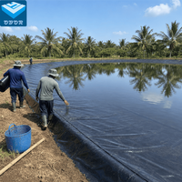 Matériau de géomembrane OBOR pour les étangs à poissons et crevettes en Oman
