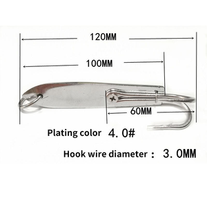 Leurre de pêche en haute mer <span class=keywords><strong>à</strong></span> double hameçon pour maquereau et thon - Product Image 5