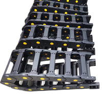 Chaîne porte-câbles en nylon PA66 35x50 pour machines-outils