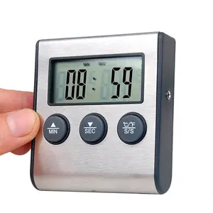 Tp700 Digital Kitchen Barbecue Food Thermometer Probe Meter Outdoor Grill Oven Meat Cooking Baking Alarm Timer Measuring Tools