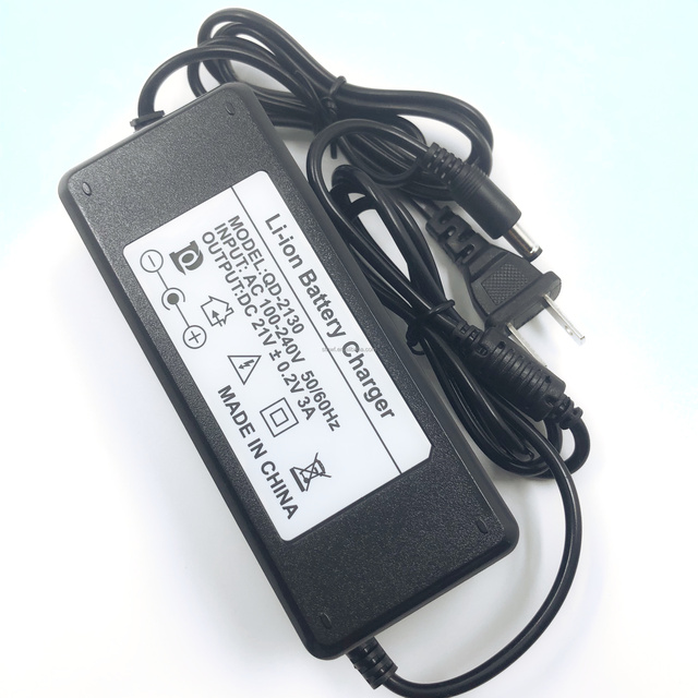 21V Lithium Battery Charger with 3A Electric Wrench Universal Screwdriver Electric Drill Tool Angle Grinder Power Adapters Set
