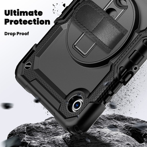 <span class=keywords><strong>Custodia</strong></span> pesante per <span class=keywords><strong>Tablet</strong></span> con cinturino a mano per <span class=keywords><strong>Samsung</strong></span> Tab A11 8.7 X135F/X135N 3 in1 Cover robusta antiurto - Product Image 4