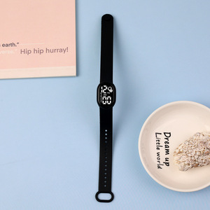 <span class=keywords><strong>Mini</strong></span> Phi Hành Gia <span class=keywords><strong>LED</strong></span> đồng hồ điện tử, sáng tạo và thời trang điều khiển cảm ứng sinh viên đơn giản ánh sáng trắng hiển thị kỹ thuật số đồng hồ - Product Image 4