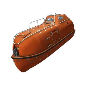 Bote Salvavidas Cerrado Usado con Capacidad para 25 Personas, Completo con Grúas y Provisiónes a Bordo para Embarcaciones con Tripulaciones Grandes - Product Image 1