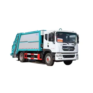 Dongfeng 12 m3 압축 쓰레기 트럭 도시 위생 큰 쓰레기 트럭