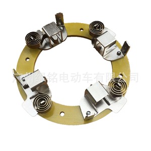 YAMAHA Golf Cart Motor Accessories JU2-H1840-00 Carbon <b>Brush</b> Holder <b>Brush</b> Mount <b>Brush</b> <b>Plate</b> and <b>Brush</b> Spring - Product Image 2
