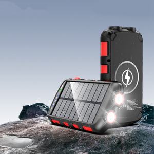 Cargador Solar Portátil, Resistente al Agua, 20000 mAh, Carga Rápida Bidireccional, Banco de Energía para Exteriores para Teléfono Móvil - Product Image 2