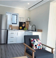 Villa de luxe préfabriquée de 10 pieds, 15 pieds, 20 pieds, 30 pieds, 40 pieds, maison préfabriquée portable, maison conteneur extensible avec 1, 2 ou 3 chambres