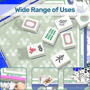 <span class=keywords><strong>Tapis</strong></span> <span class=keywords><strong>de</strong></span> table <span class=keywords><strong>de</strong></span> mahjong et <span class=keywords><strong>de</strong></span> <span class=keywords><strong>poker</strong></span> antidérapant, pliable, moderne, <span class=keywords><strong>de</strong></span> luxe, en caoutchouc, <span class=keywords><strong>grand</strong></span> format, imperméable, avec bords cousus, durable, design personnalisé - Product Image 3