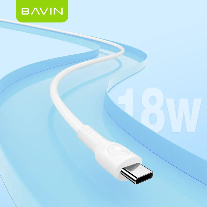 BAVIN 18W Fast Charging Type c Micro Lightnings Android IOS Cable Usb C Data Cable Mobile Phone Communication cables CB280