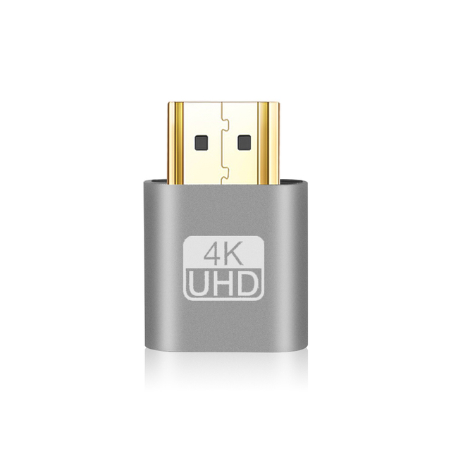 HDMI Virtual Display HDMI DDC EDID Dummy Plug EDID Display Emulator Headless 1080P 4K for TeamViewer Streaming Remote Desktop