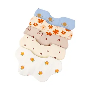 New Design Strong Water Absorption Petal Saliva Towel Baby Bibs