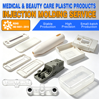Coque moulée par injection en ABS et PP sur mesure, composants de boîtier durables de qualité médicale pour les produits de machines cosmétiques et de beauté