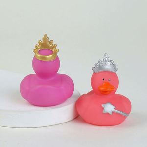Plastic Children's Toy Squeeze-Sounding Dabbling <b>Bath</b> <b>Doll</b> Environmentally Friendly Chewable Queen Duck Floating - Product Image 3