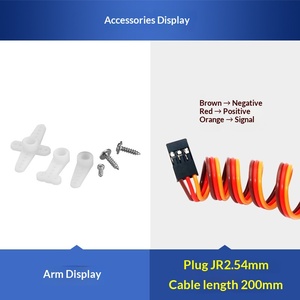 Micro servo 6g pour hélicoptère télécommandé, servo pour modèle réduit, jouet intelligent, mini servo 0,95 kg (d'<span class=keywords><strong>occasion</strong></span>/non ouvert) - Product Image 2