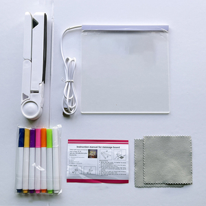 Sản phẩm mới Acrylic bảng tin trẻ em của bảng vẽ trong suốt huỳnh quang LED Đèn nền xóa được DIY bảng tin - Product Image 6