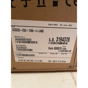 ไดรเวอร์ AC VFD รุ่น Acs35503u15a64j400 380-480V 156 แอมป์ PLC - Product Image 2