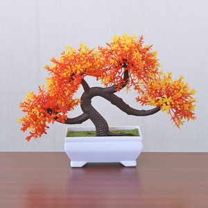 Bonsaï artificiel en plastique, <span class=keywords><strong>petit</strong></span> arbre en pot, ornements pour la décoration de la maison, décoration de jardin d'hôtel - Product Image 4