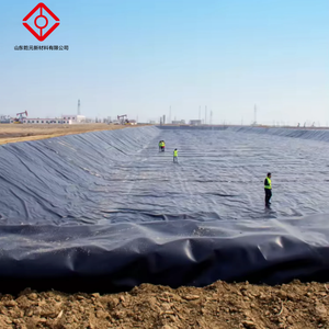 Qianyuan HDPE tấm nhựa <span class=keywords><strong>geomembrane</strong></span> 0.5mm-2mm cho mương lót kênh lót cách ly lớp chống thấm nhà máy giá - Product Image 4