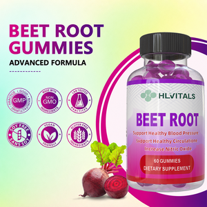 Gomitas de Remolacha Premium para Adultos, Sin GMO, Sin Gluten, Sabor a Granada, 60 Unidades, Apoyo para la Salud Intestinal y Energía - Product Image 5