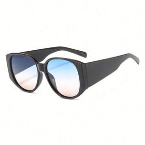 Lunettes de soleil pour femmes à logo personnalisé, prix de gros abordable, tendance, monture large, style rétro, lunettes rondes pour femmes - Product Image 2