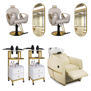 Juego de Muebles de Lujo para Salón de Belleza, Silla de Barbería, Equipo de Peluquería al por Mayor, Muebles para Salón de Barbería de Luxmars - Product Image 1