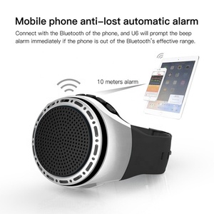 Reloj Inteligente <span class=keywords><strong>U6</strong></span> con Altavoz Bluetooth, Sistema de Altavoces de Muñeca con Radio Estéreo, Reproductor MP3 Deportivo de Mano con Control por Voz - Product Image 5