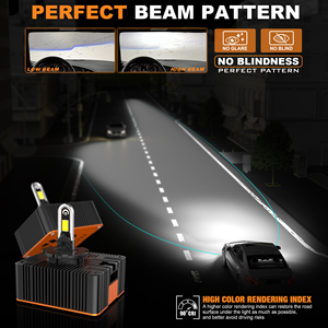 Faro LED para Auto de 80W 6500K Súper Brillante con Ventilador Silencioso Canbus, Electrónica Automotriz, Tubo de Cobre U, <span class=keywords><strong>IP68</strong></span>, Buena Calidad, U40 D1 D2 D3 D5 - Product Image 6