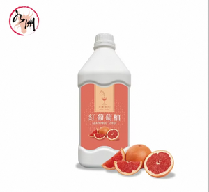 น้ำเชื่อมรสเกรปฟรุตแดงพรีเมียม รสหวานบริสุทธิ์ 2.5 กก. ฉลาก HALAL/HACCP สำหรับปรุงรสชาผลไม้สด - Product Image 1