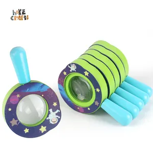 HOYE CRAFTS Student Science Magnifier kids curiosity Outdoor Explore tool cartoon Magnifying glass toy