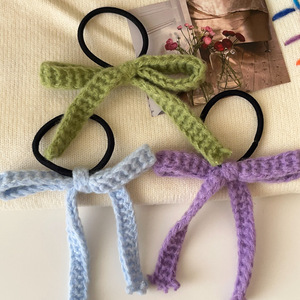 Lazo para el pelo de hilo, cinta versátil para el pelo, accesorio para el pelo de doble cola de caballo, tocado femenino - Product Image 2