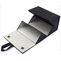 Boîte de rangement pour lunettes de soleil, étui en cuir PU, à 4 fentes, Portable, de voyage, avec organisateur pliable, support de rangement,