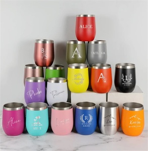 Gobelet à vin scintillant arc-en-ciel vibrant 12oz, double paroi, isolé sous vide, en acier inoxydable, forme œuf, cadeau de luxe pour demoiselle d'honneur - Product Image 4