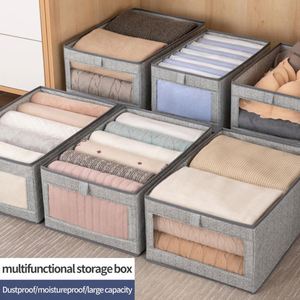 Boîte de rangement pliable en tissu non tissé grande taille, idéale pour jeans et articles divers, type tiroir – Meilleure vente - Product Image 3