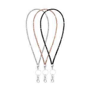 Spot lanyards, black and white champagne round mesh fishing <b>nets</b> with dog clips, mobile phone lanyards, exhibition neck straps, - Product Image 1