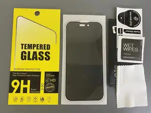 9H Anti Fingerprint HD Vidro Temperado Protetor de Tela para iPhone 15 14 13 12 Ultra Clear Protetor De Tela